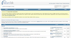 Desktop Screenshot of neurotalk.org