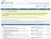 Tablet Screenshot of neurotalk.org